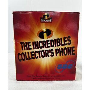 Disney Pixar The Incredibles Red Landline Corded Telephone Open Box Never Used